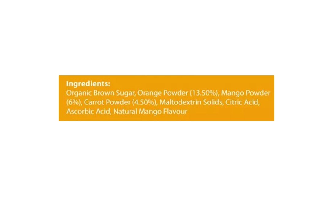 Mimmo Organics Supa Joos Orange Mango Carrot    Pack  100 grams